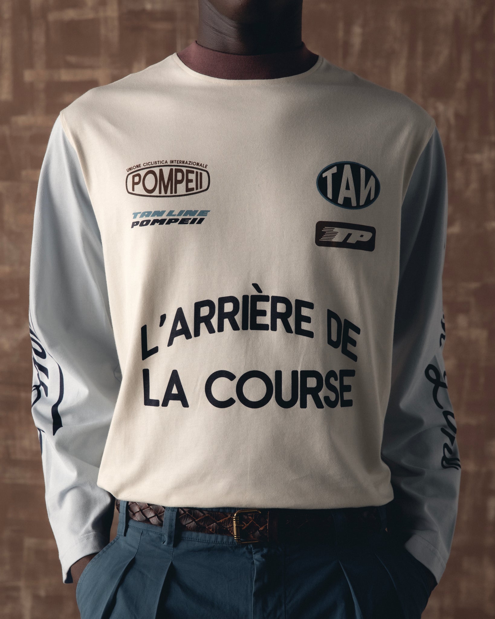 Arrière long sleeve Tee ~ Pompeii x Tan Line
