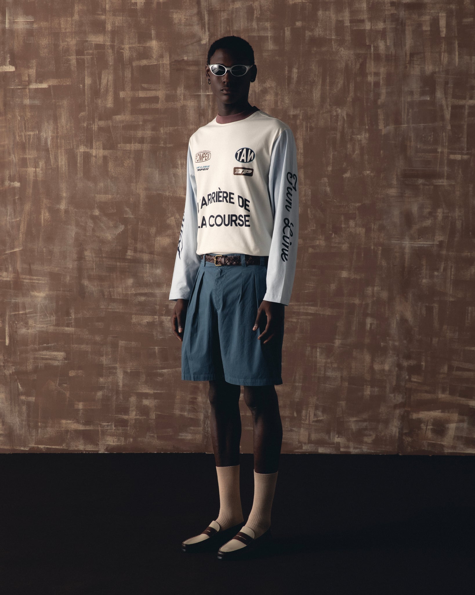 Arrière long sleeve Tee ~ Pompeii x Tan Line
