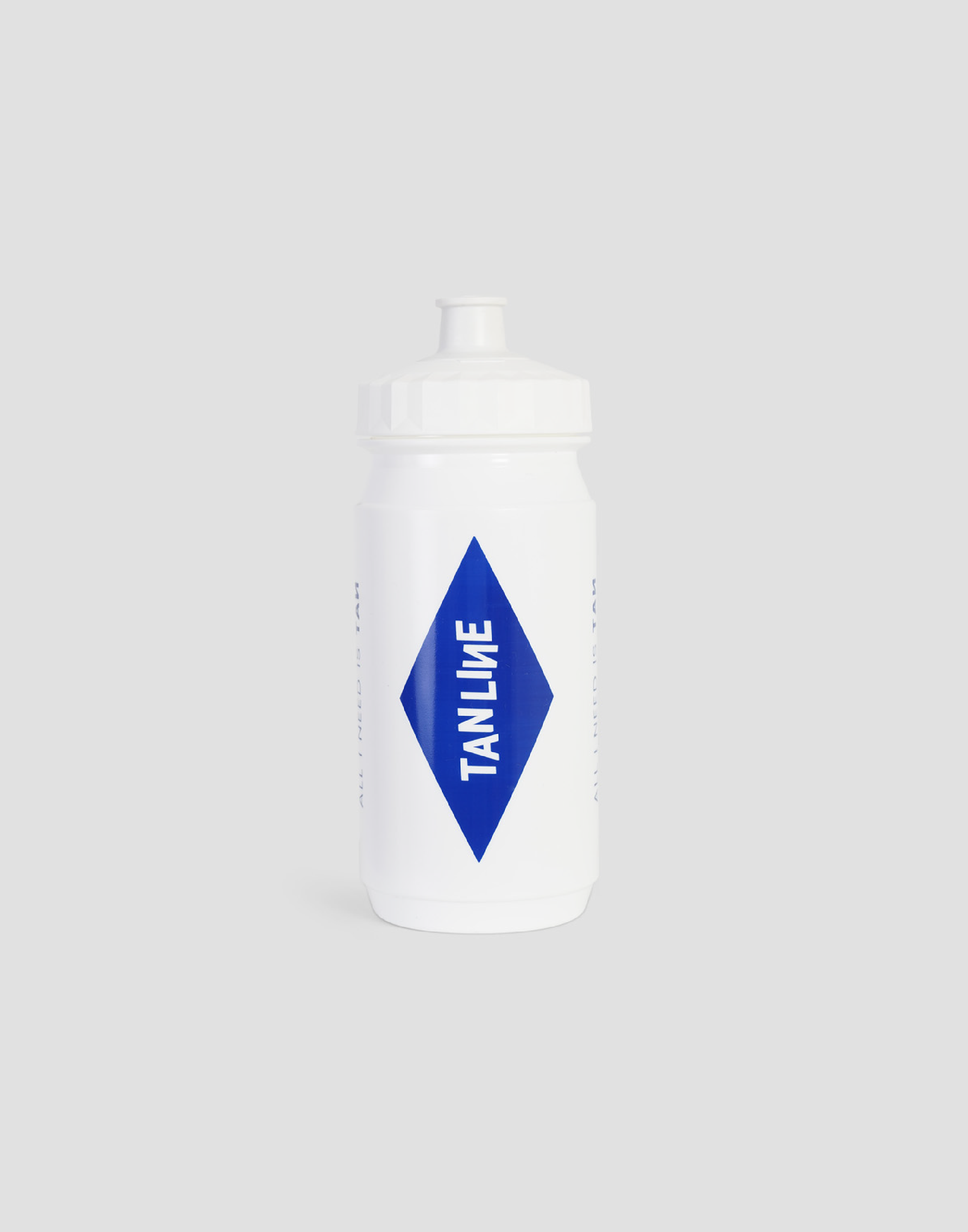 Bidón Heart logos azul ~ Blanco 550ml
