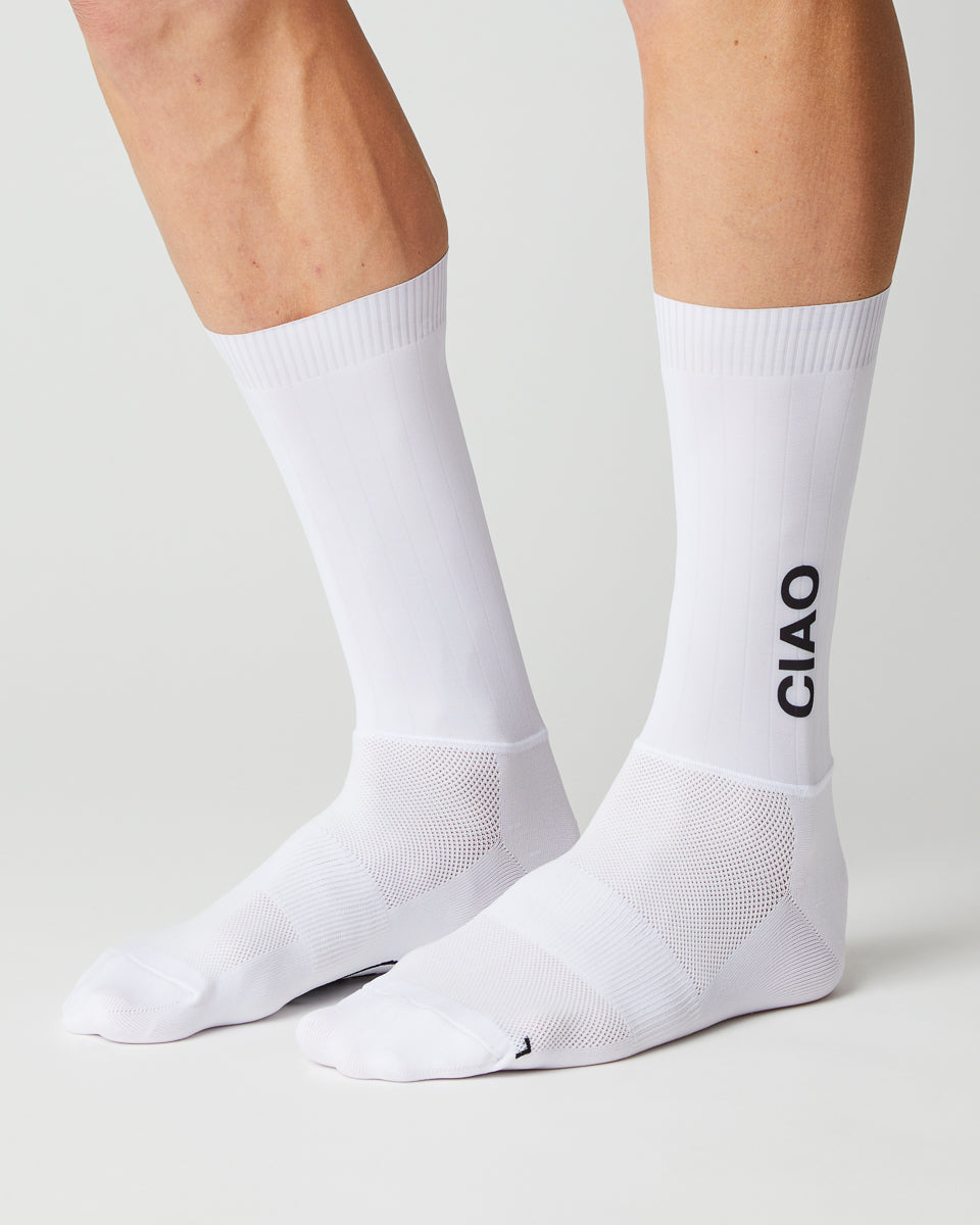 Fingerscrossed Aero socks - CIAO white