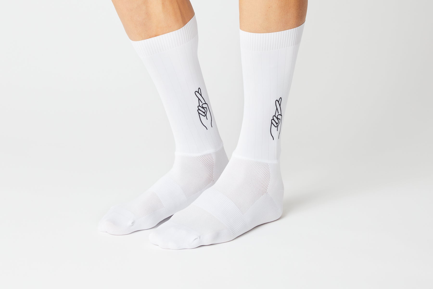 Fingers crossed socks discount