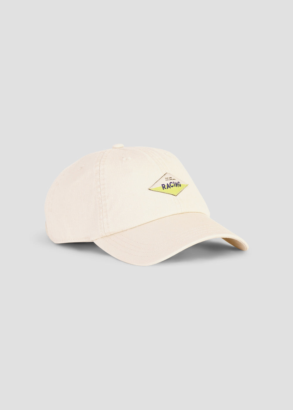 Gorra Label beige ~ Verde