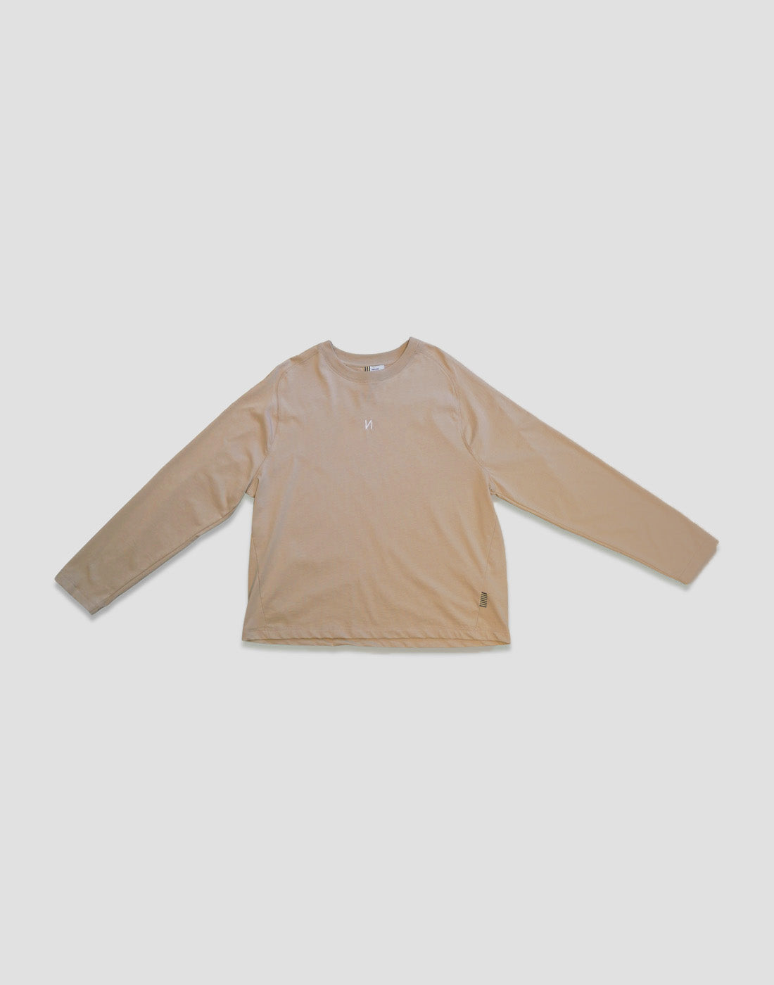 Signature Tee LS - Beige