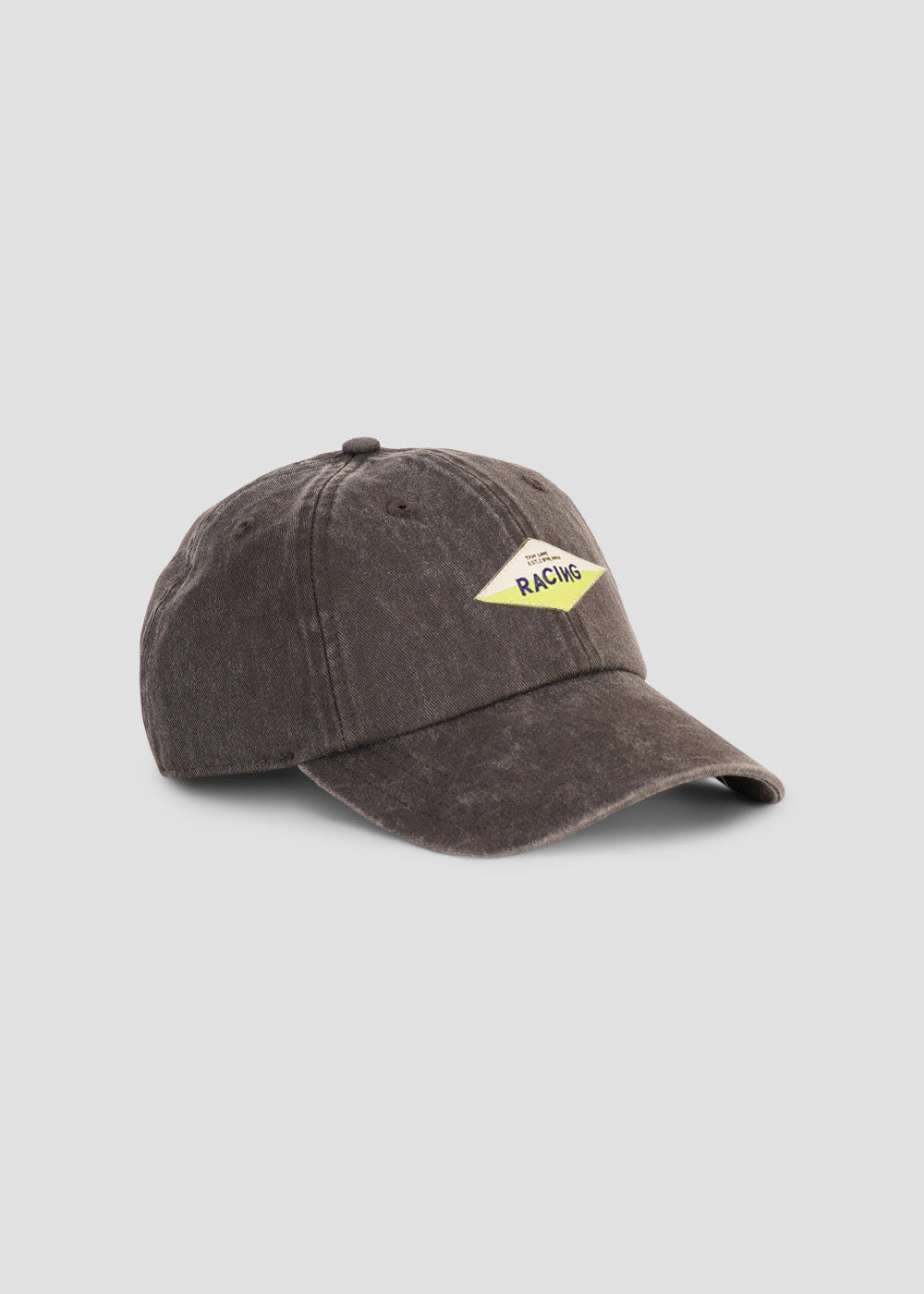 Gorra Label gris lavado ~ Verde