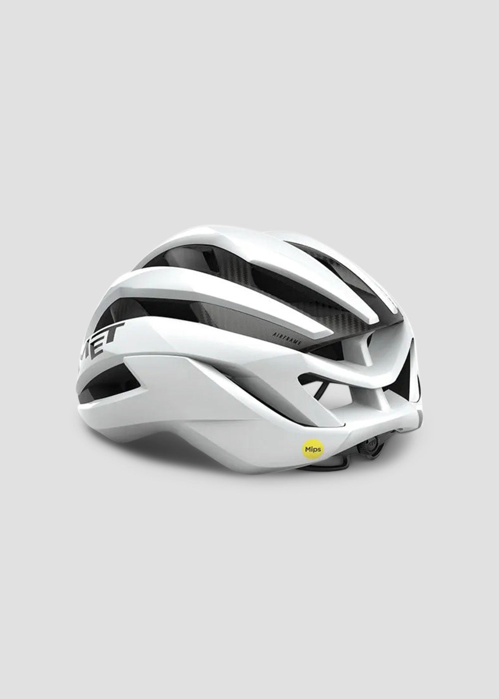 Casco MET Trenta 3K Carbon 2025 - Blanco/Negro