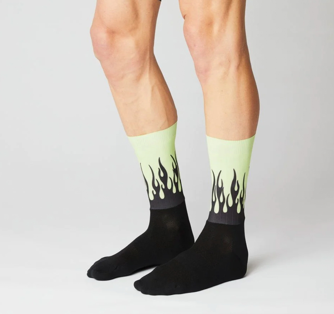 Fingerscrossed Aero socks - FLAMES black