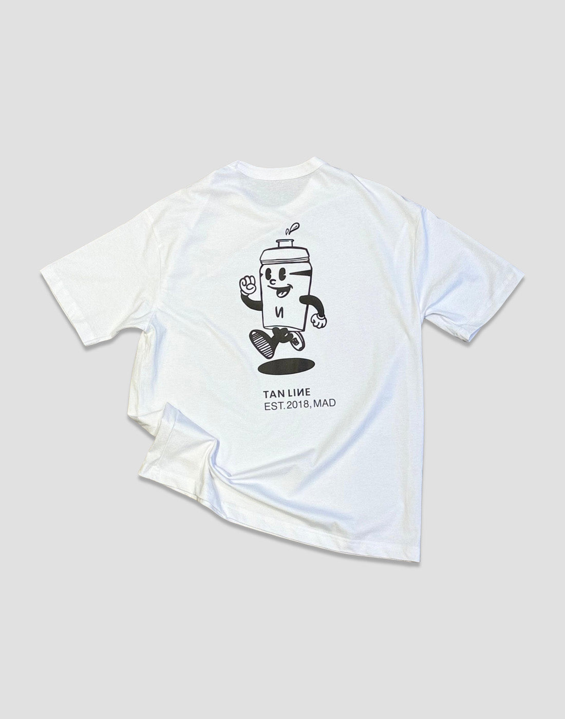 Bottle Run tee ~ White