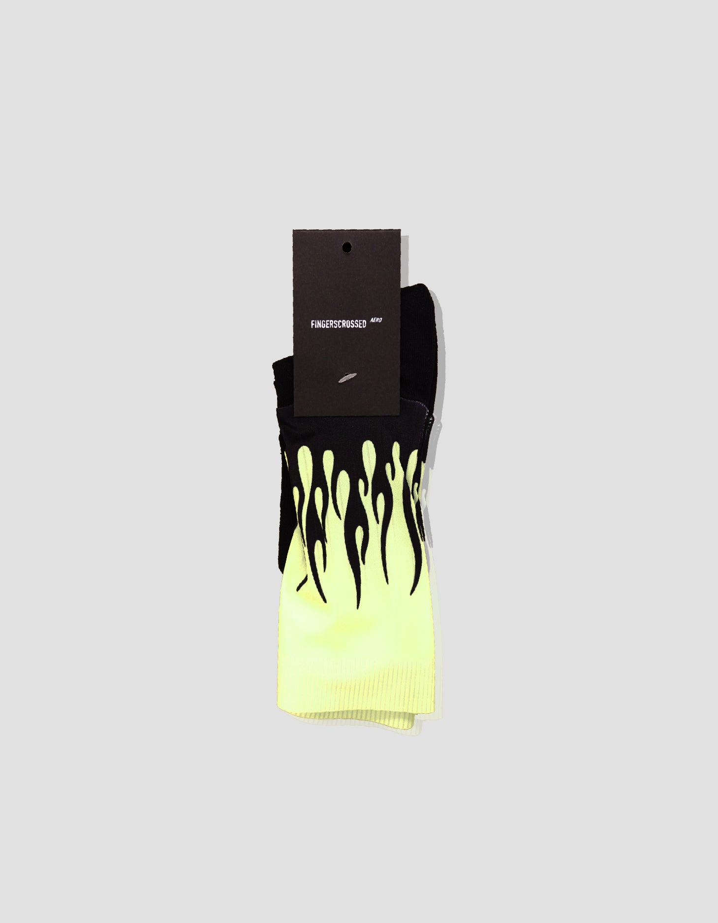 Fingerscrossed Aero socks - FLAMES black