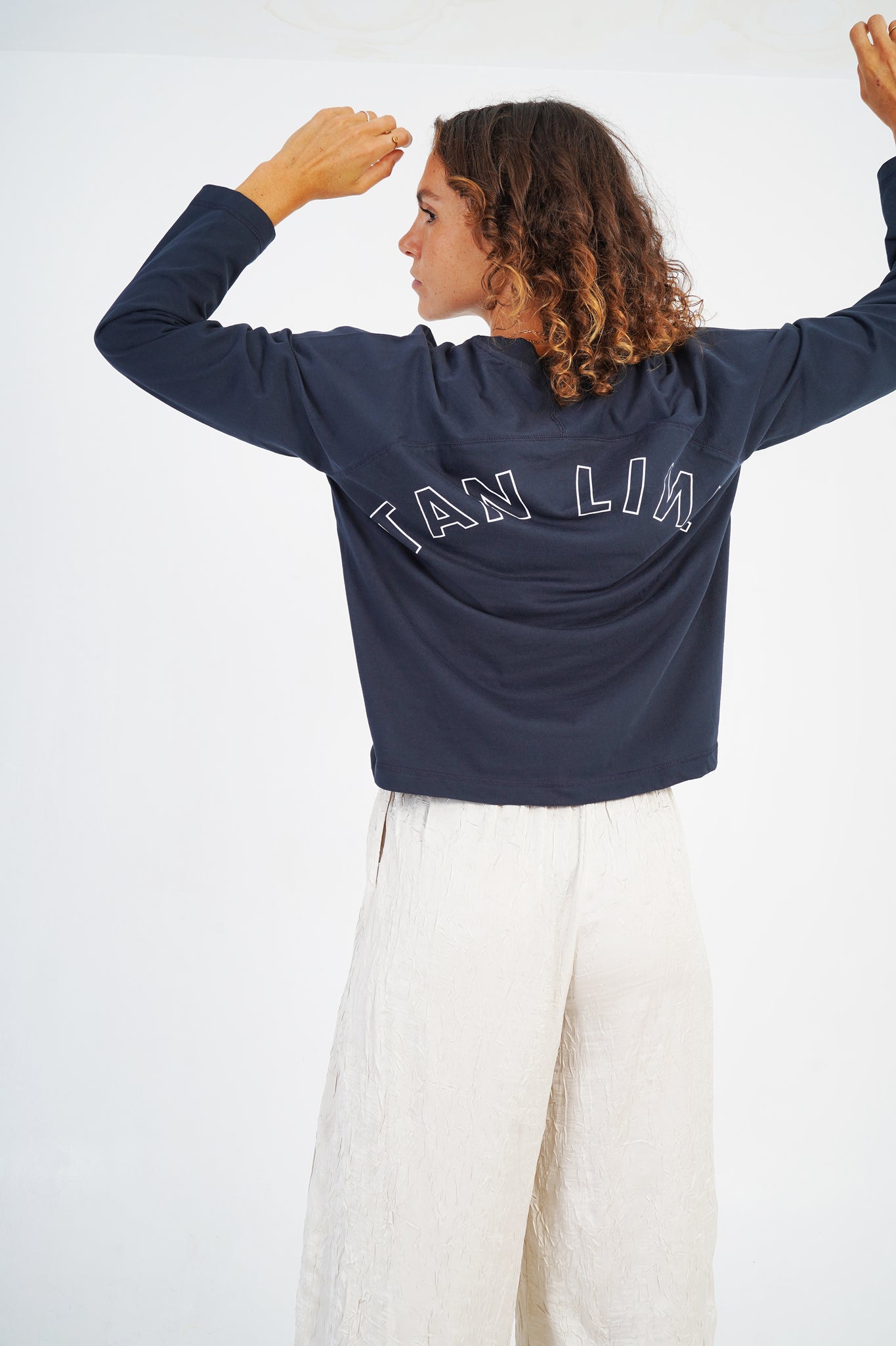 Signature Tee LS - Navy