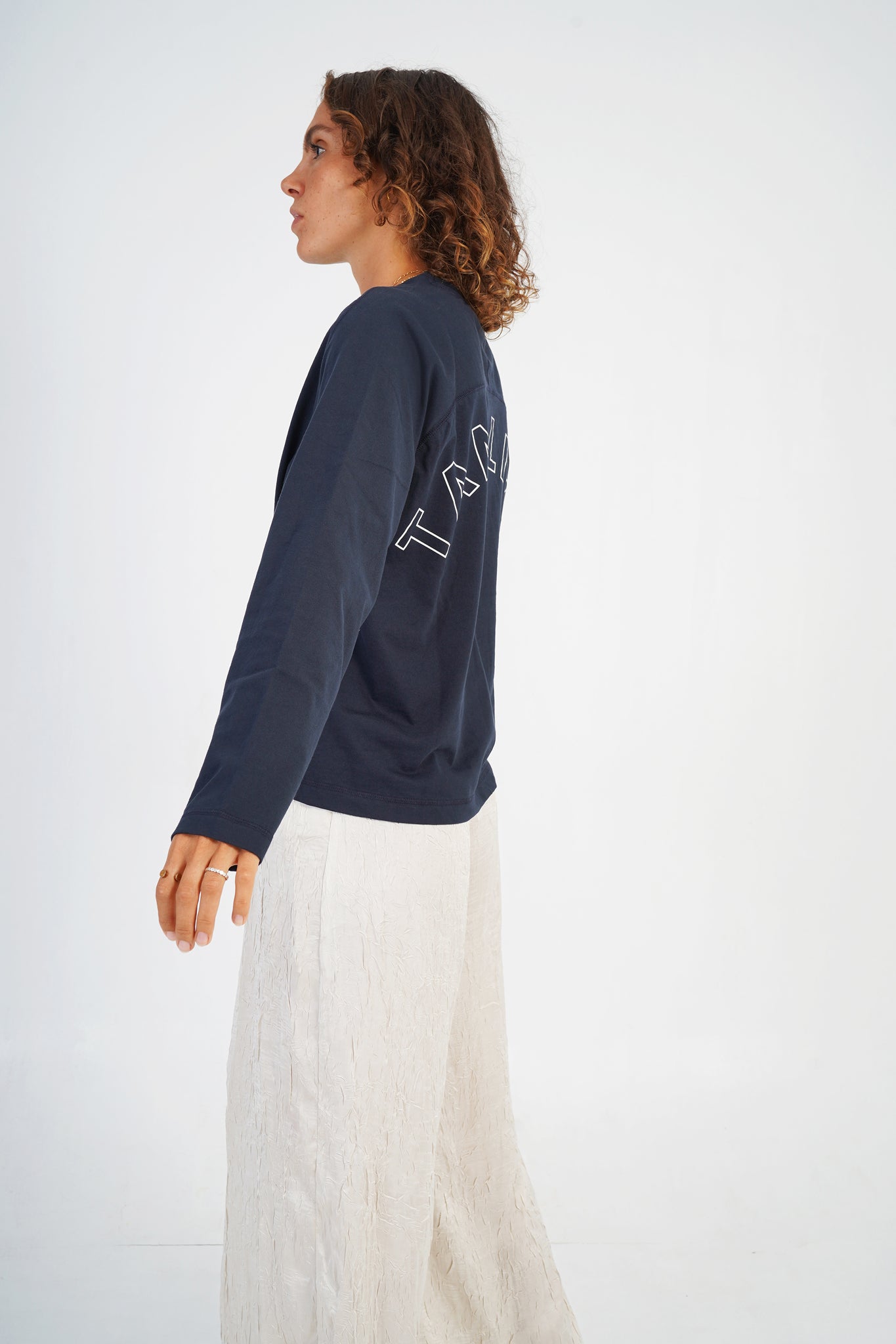 Signature Tee LS - Navy