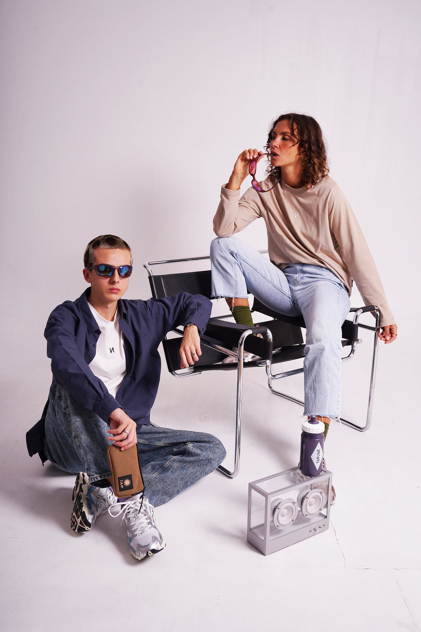 Signature Tee LS - Beige