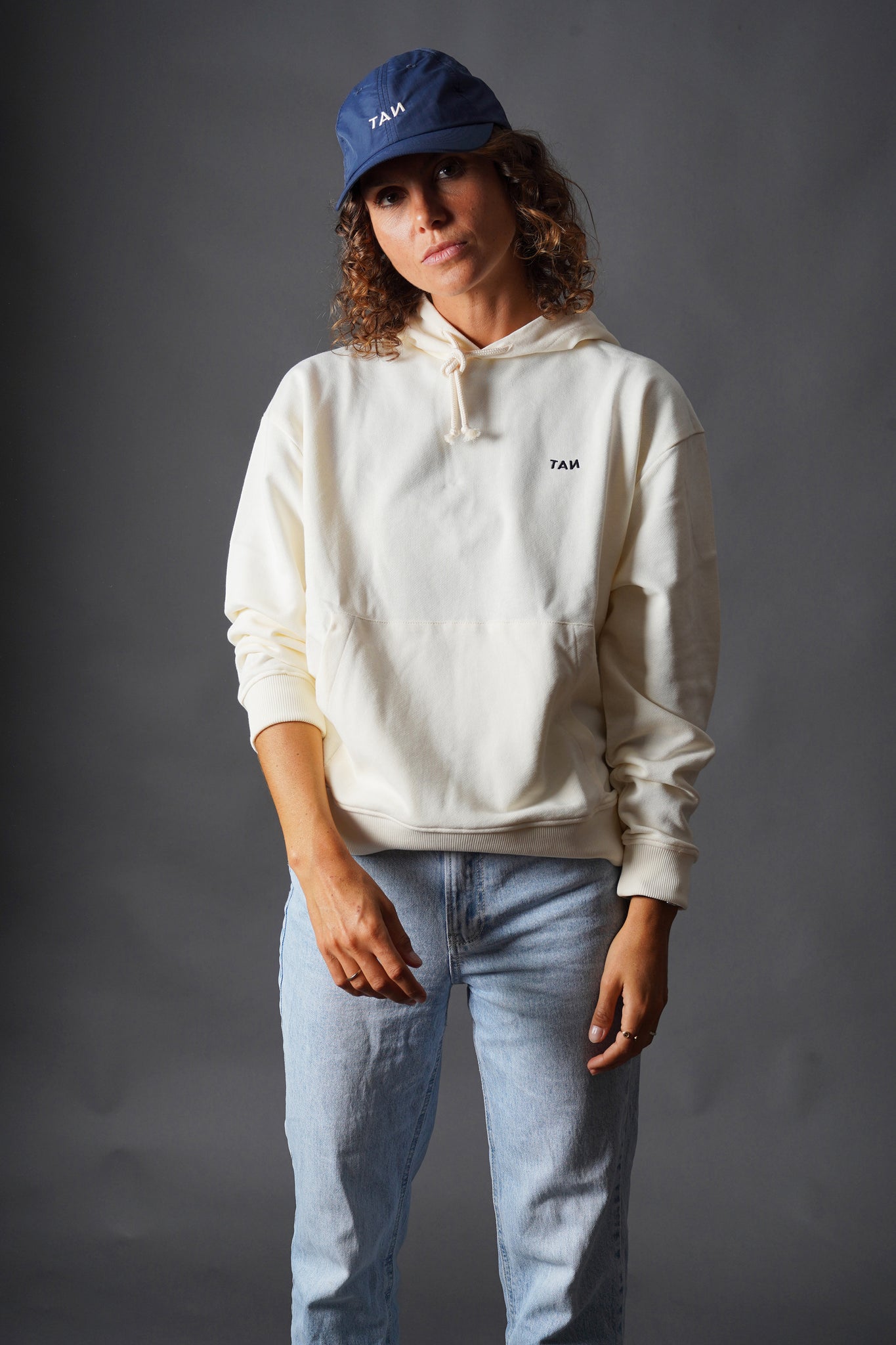 Signature hoodie Raw White