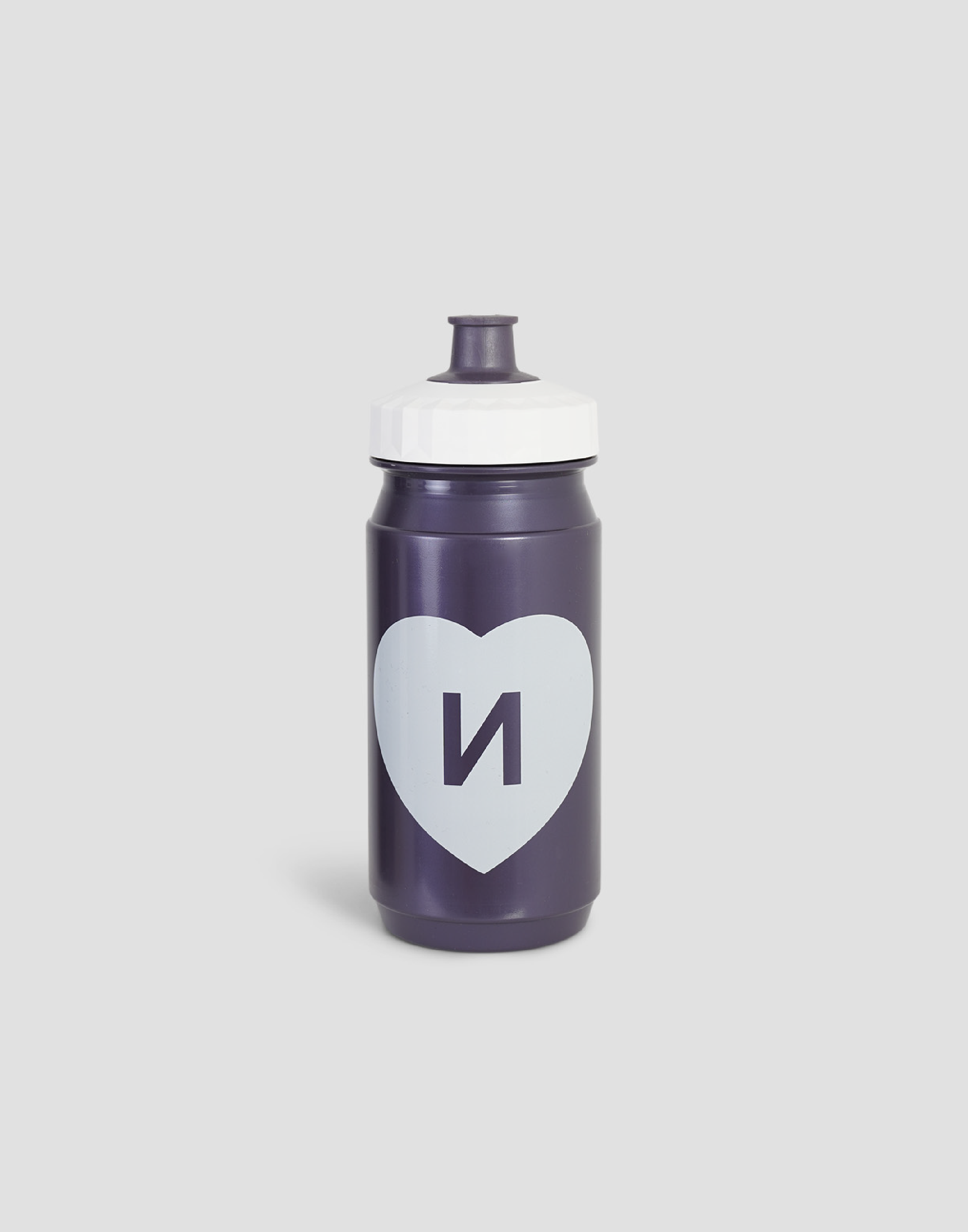 Bidón Heart logos blanco ~ Morado 550ml
