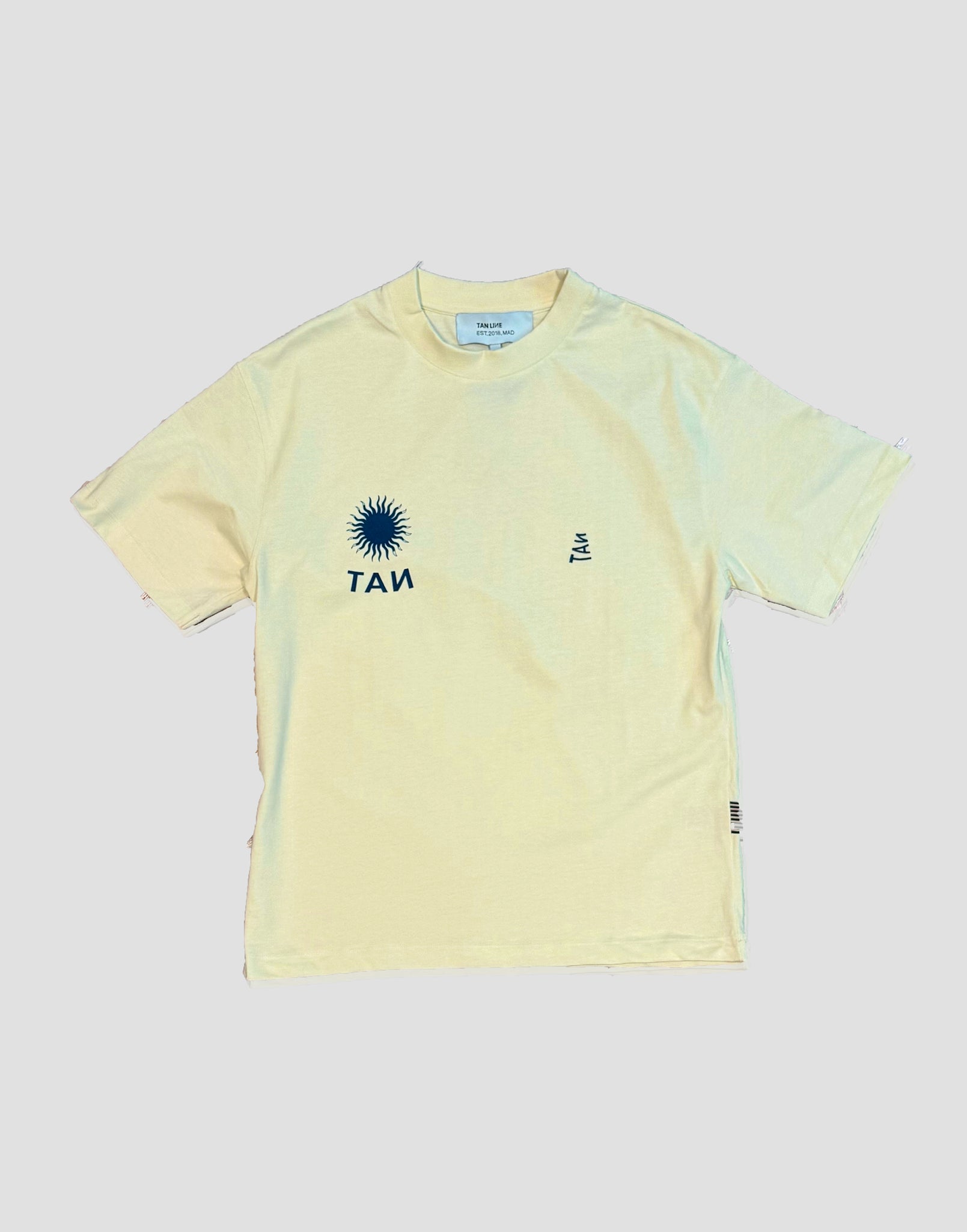 TAN SUN tee ~ Lime