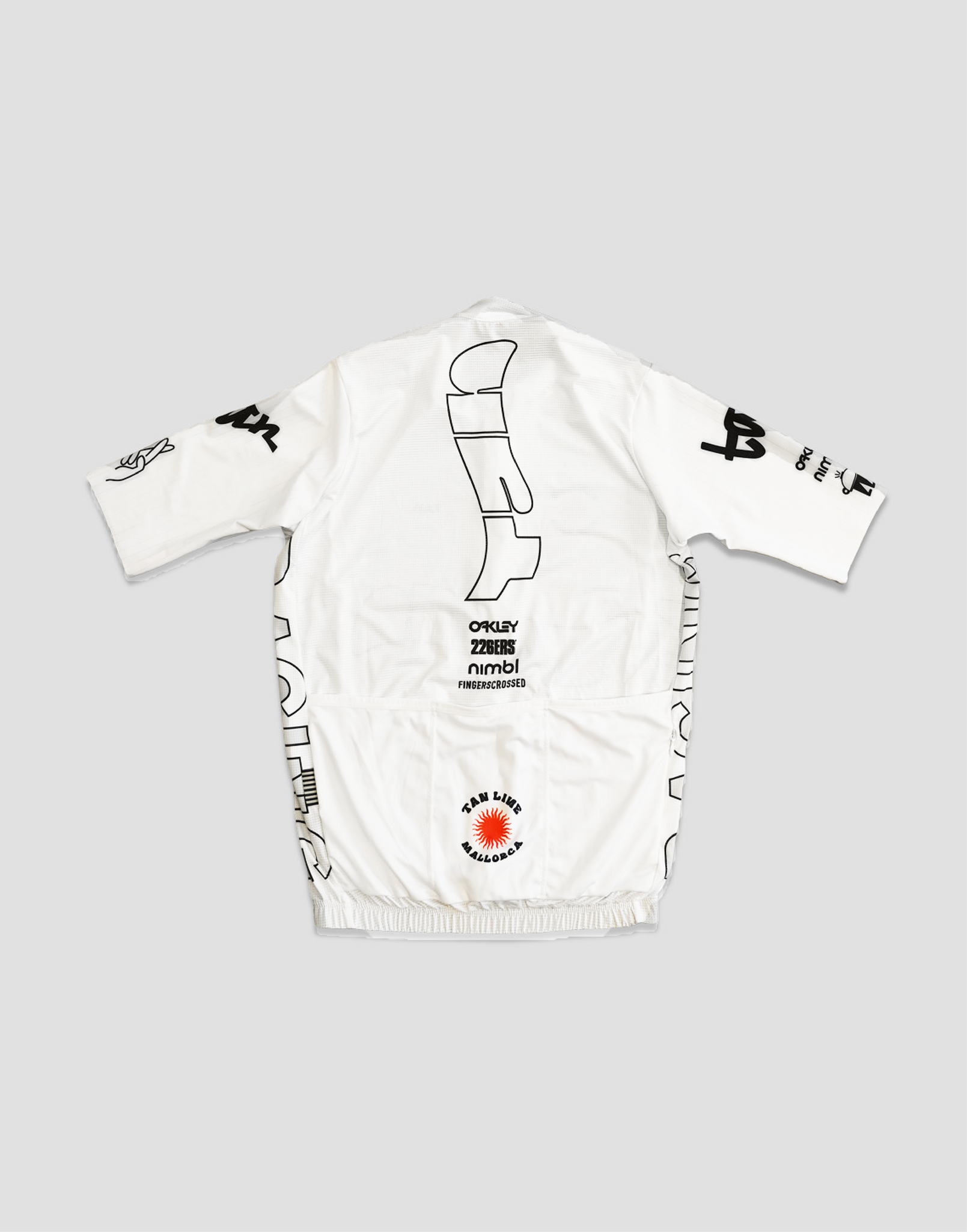 Optimal jersey ~ White Mallorca Flagship