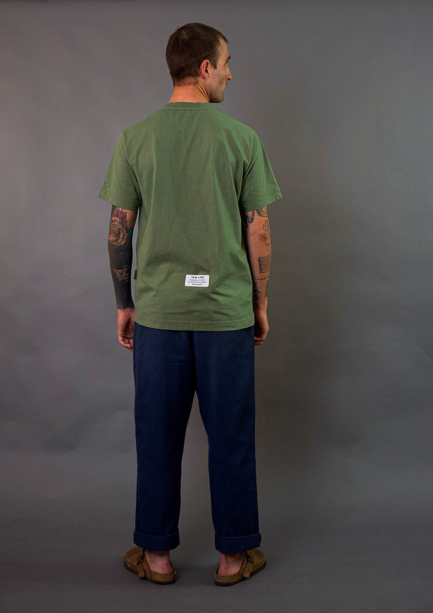 <span class="n-alreves">N</span>Camiseta algodón orgánico Moss Green